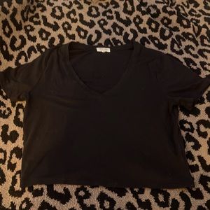 Heart & Hips Black V-neck Tshirt